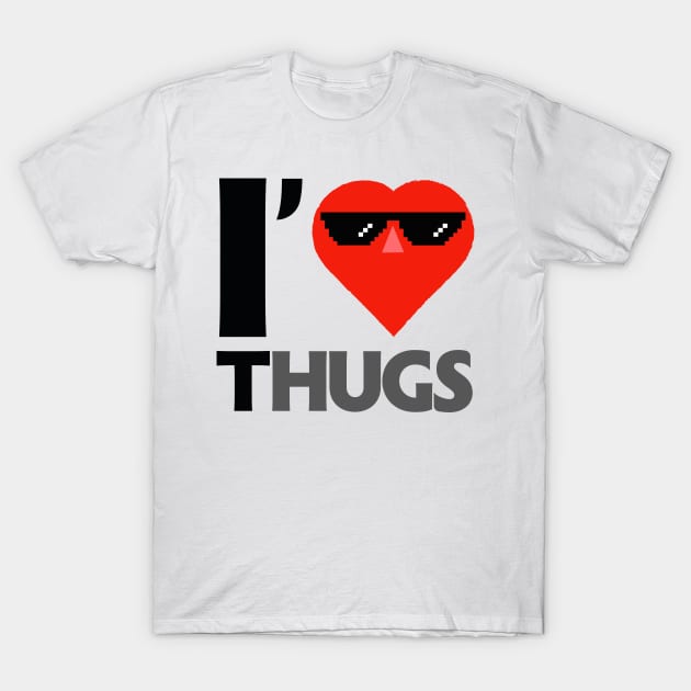 I LOVE T HUGS T-Shirt by Mr Youpla